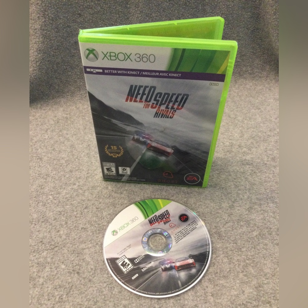Microsoft Xbox 360 Need for Speed Rivals EA Sports Rated E Like new condition